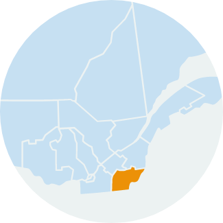 Carte Québec Estrie