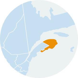 Carte Québec Gaspésie