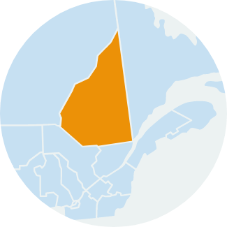 Carte Québec Saguenay Lac St Jean